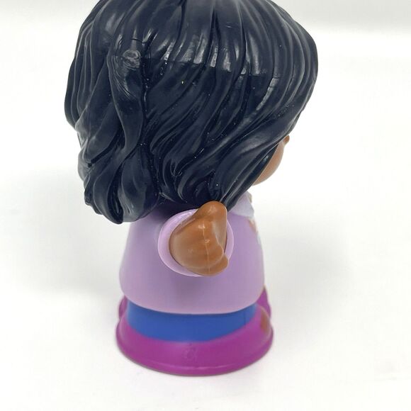 Fisher Price Little People Mia with Bunny & Girl with Book Lot, Pink & Purple - Picture 9 of 14